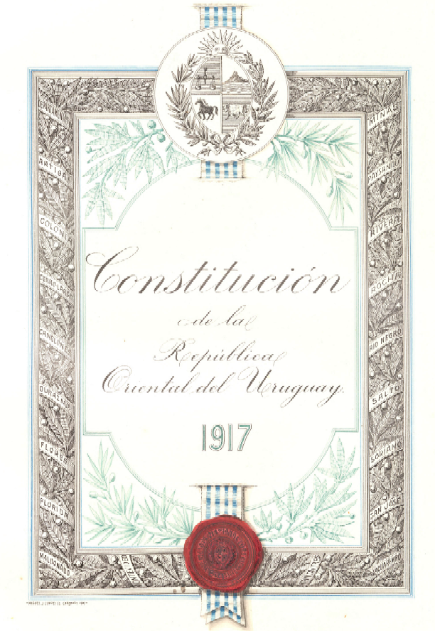 portada de la constitucion 1917